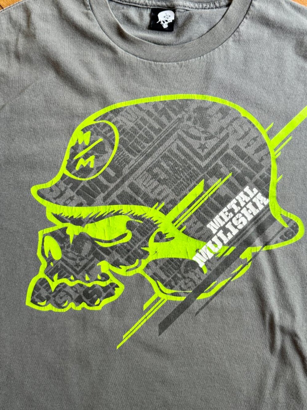 Vintage Y2K Metal Mulisha Extreme Sports Skull Graphic Tee - Large - Picture 4 of 8